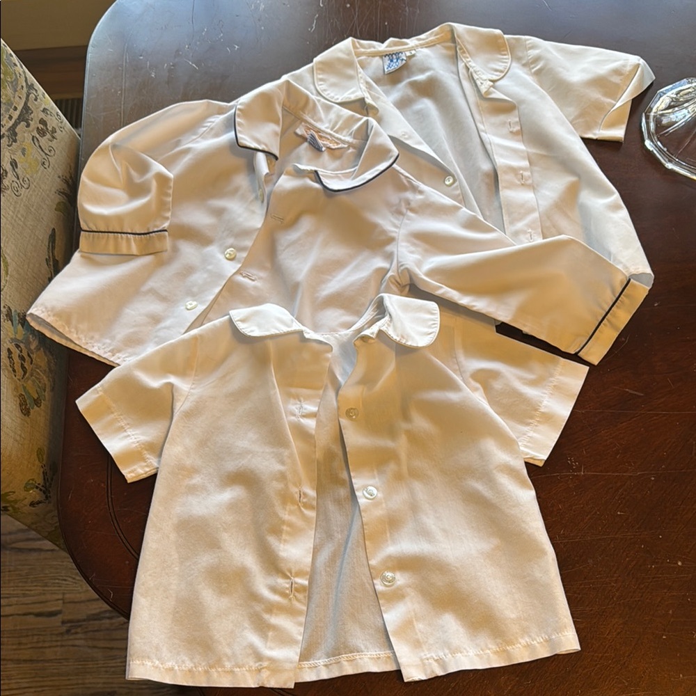 Classic White Button-Up Shirts